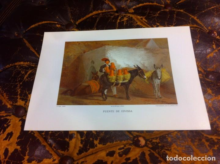 Outros artigos de papel: L&Aacute;MINA DE LAS ANTIGUAS PITIUSAS DE EL ARCHIDUQUE LUIS SALVADOR DE AUSTRIA. FUENTE DE EIVISSA