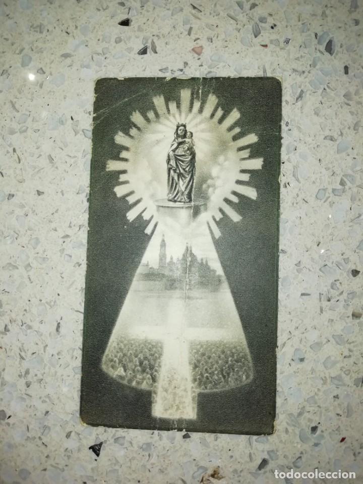 Otros Art&iacute;culos de Coleccionismo en Papel: Estampa virgen del pilar a&ntilde;os 40