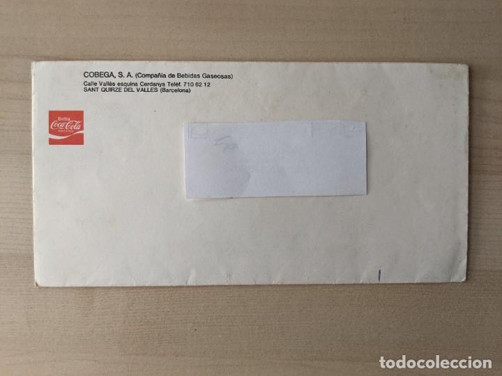 Collectionnisme Papier divers: SOBRE CON CARTA DE COCA COLA