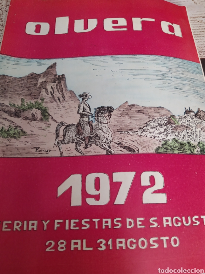 Otros Art&iacute;culos de Coleccionismo en Papel: Olvera 1972 Ferias y fiestas de San Agust&iacute;n