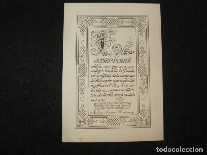 Paper Collecting Others: LLIBRETER JOSEP PORTE-FELICITACIO DE NADAL-BARCELONA ANY 1930-VER FOTOS-(K-3750)