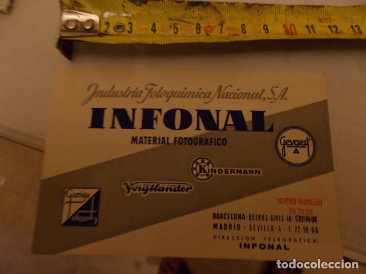 Outros artigos de papel: ANTIGUA ETIQUETA INDUSTRIAS FOTOQUIMICA NACIONA,S.S.INFONAL