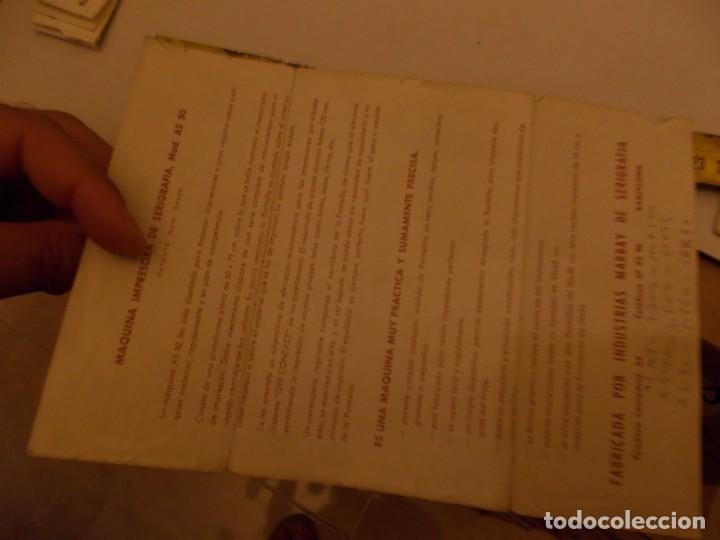 Outros artigos de papel: ANTIGUO PAPEL DE MAQUINA IMPRESORA DE SERIGRAFIA
