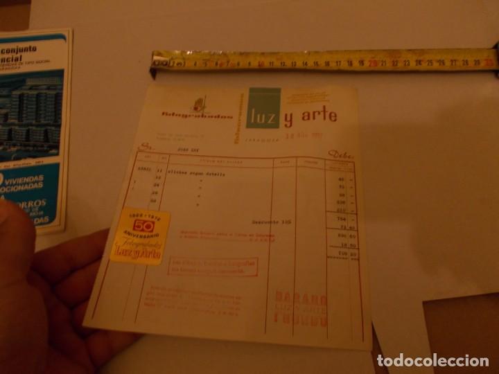 Paper Collecting Others: ANTIGUO ALBARAN DE FOTOGRABADOS LUZ Y ARTE CON ETIQUETA 1972