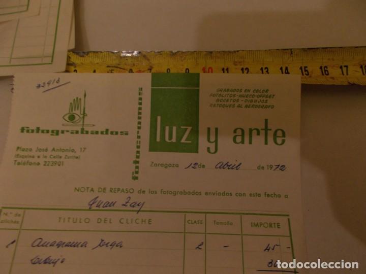 Paper Collecting Others: ANTIGUO ALBARAN FOTGRABADOS LUZ Y ARTE 1972