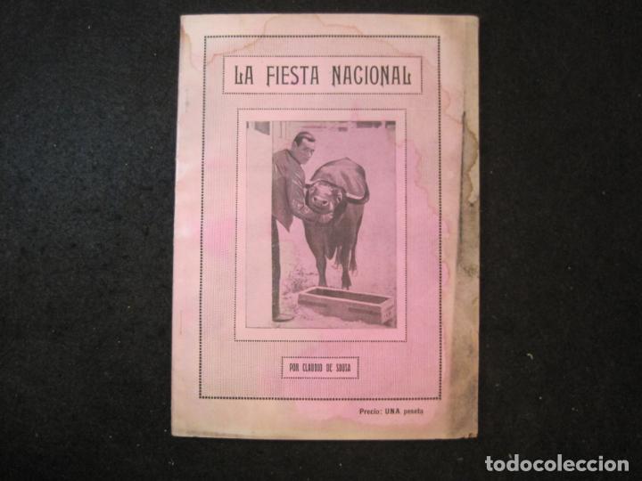 Paper Collecting Others: CORRIDAS DE TOROS-LA FIESTA NACIONAL-TESIS MORALIDAD-CLAUDIO DE SOUSA-A&Ntilde;O 1928-VER FOTOS-(K-3852)
