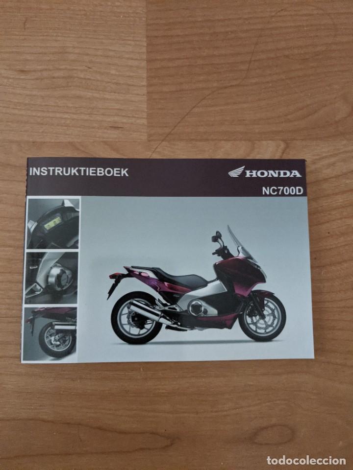 Otros Art&iacute;culos de Coleccionismo en Papel: INSTRUKTIEBOEK HONDA NC700D