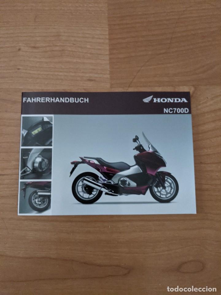Otros Art&iacute;culos de Coleccionismo en Papel: FAHRERHANDBUCH HONDA NC700D