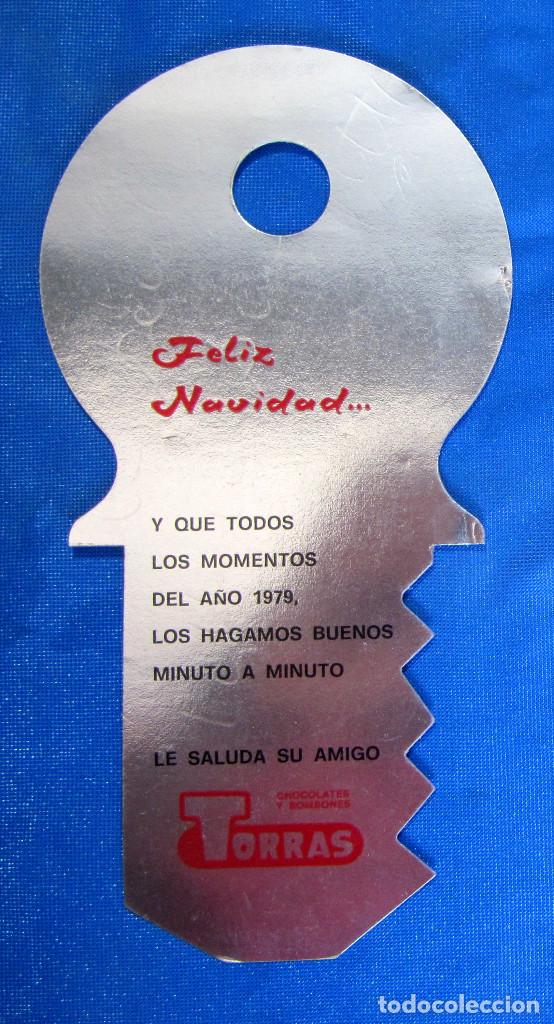 Otros art&iacute;culos de coleccionismo en papel: FELICITACI&Oacute;N NAVIDE&Ntilde;A. FELIZ NAVIDAD. CHOCOLATES Y BOMBONES TORRAS, 1979.