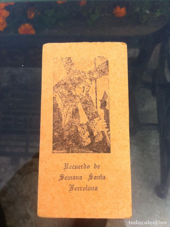 Outros artigos de papel: ESTAMPITA. RECUERDO DE SEMANA SANTA FERROLANA. FERROL. 1978