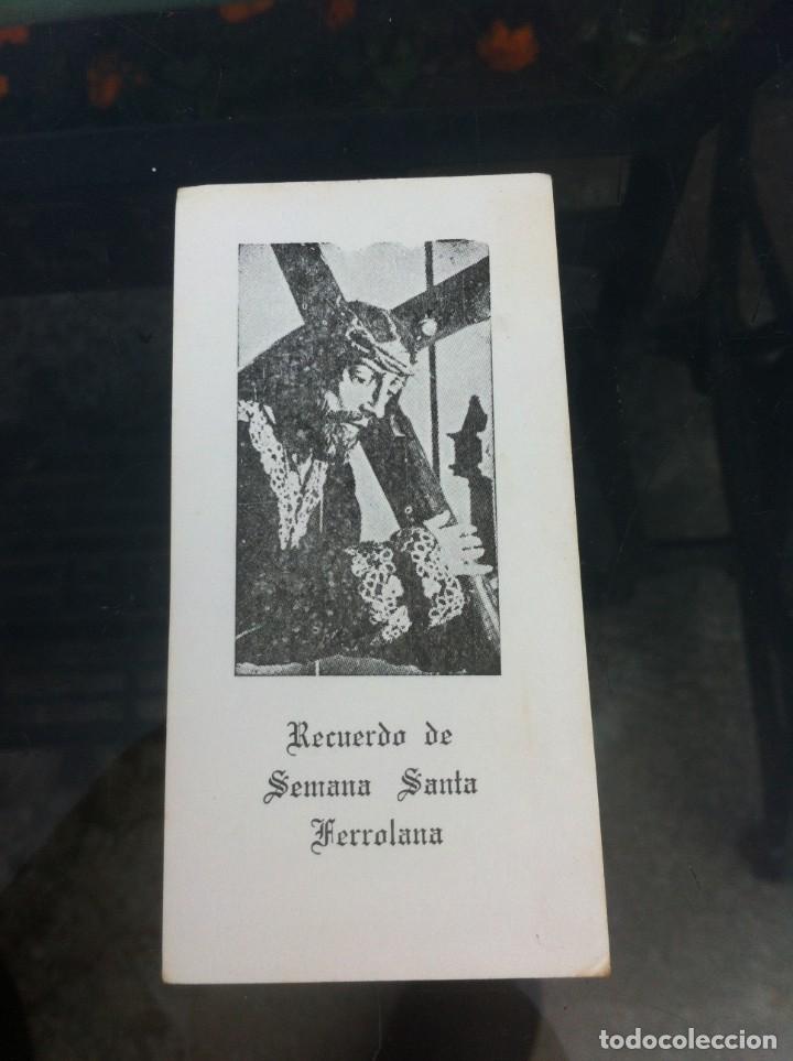 Outros artigos de papel: ESTAMPITA. RECUERDO DE SEMANA SANTA FERROLANA. FERROL. 1976