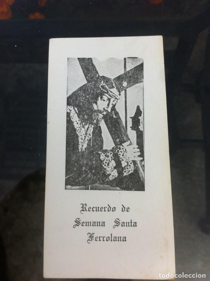 Paper Collecting Others: ESTAMPITA. RECUERDO DE SEMANA SANTA FERROLANA. FERROL. 1976