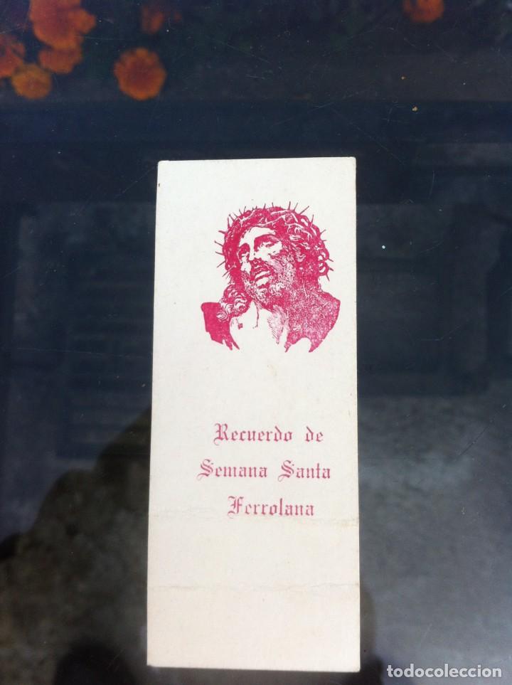 Outros artigos de papel: ESTAMPITA. RECUERDO DE SEMANA SANTA FERROLANA. FERROL.