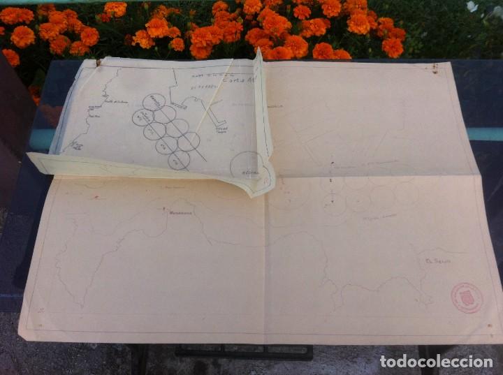 Outros artigos de papel: MAPA FERROL. SELLO: ESTADO MAYOR DE LA FLOTA, OPERACIONES. DESTRUCTORES, ESCOLTA...