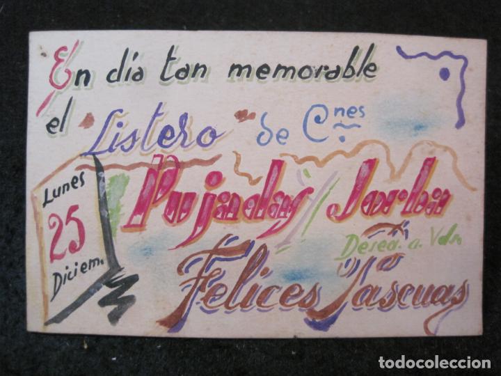 Collectionnisme Papier divers: BARCELONA-PUJADAS Y JORBA-EL LISTERO-FELICITACION ANTIGUA NAVIDAD-VER FOTOS-(83.041)