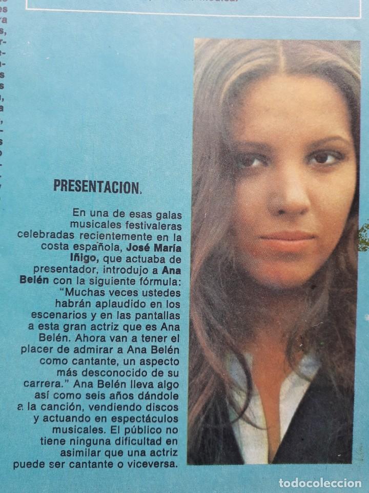 Otros Art&iacute;culos de Coleccionismo en Papel: JOSE MARIA I&Ntilde;IGO Y ANA BELEN. PEQUE&Ntilde;O RECORTE CAMBIO 16. SEPT 1975