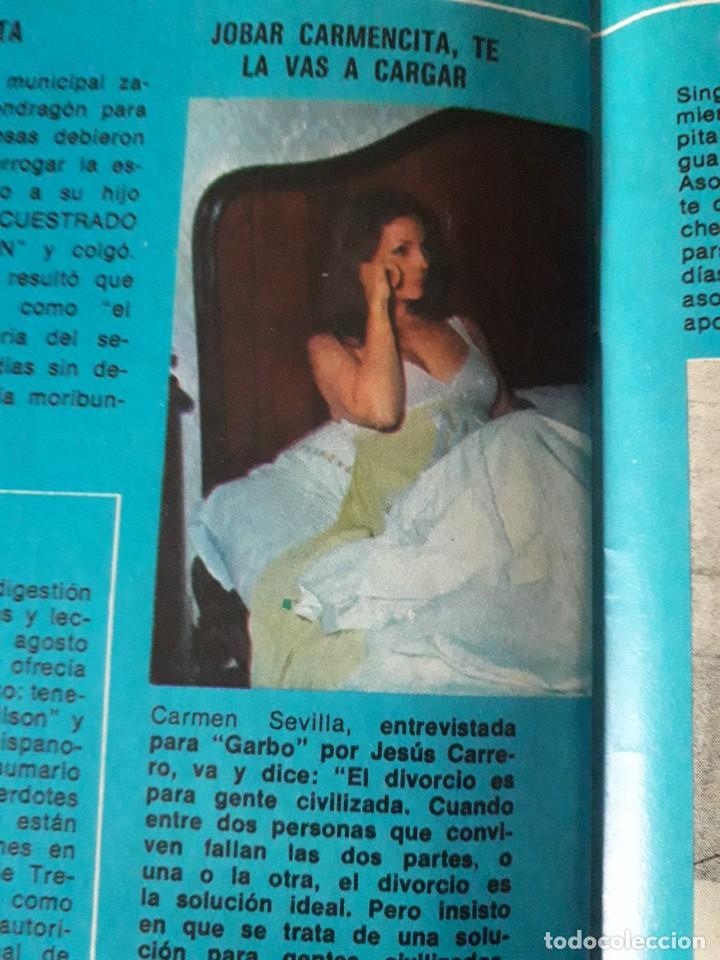 Otros Art&iacute;culos de Coleccionismo en Papel: DECLARACIONES DE CARMEN SEVILLA. PEQUE&Ntilde;O RECORTE CAMBIO 16. AGOSTO 1975