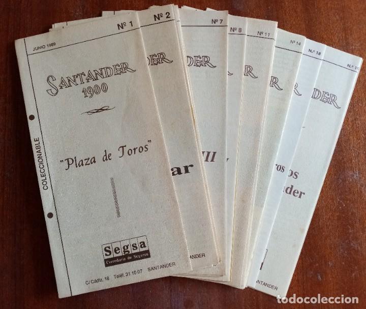 Otros art&iacute;culos de coleccionismo en papel: FOLLETOS COLECCIONABLE SANTANDER 1990 EDITADOS EN 1989 A 1993 - PUERTO CHICO, CASTELAR, LA CATEDRAL