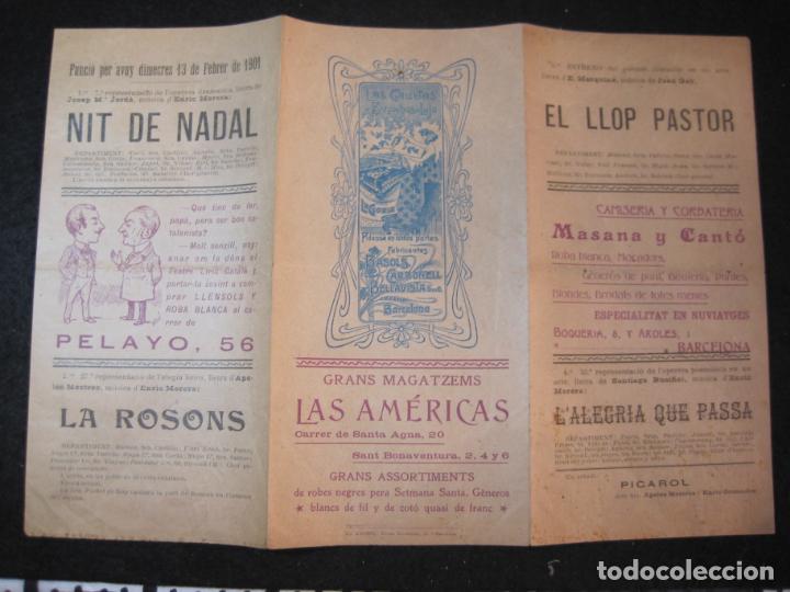 Sammelleidenschaft Andere Papierartikel: EL LLOP PASTOR-PROGRAMA ANTIC-VER FOTOS-(K-3998)