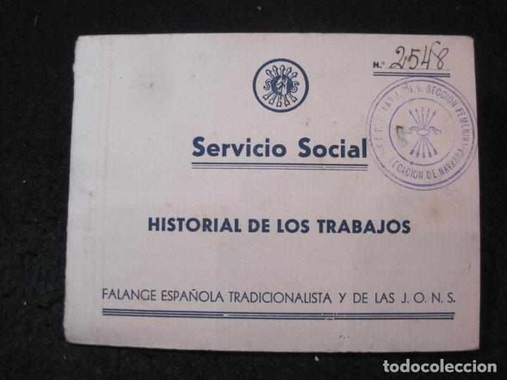 Sammelleidenschaft Andere Papierartikel: SERVICIO SOCIAL-HISTORIAL DE LOS TRABAJADORES-A&Ntilde;O 1939-VER FOTOS-(K-4004)
