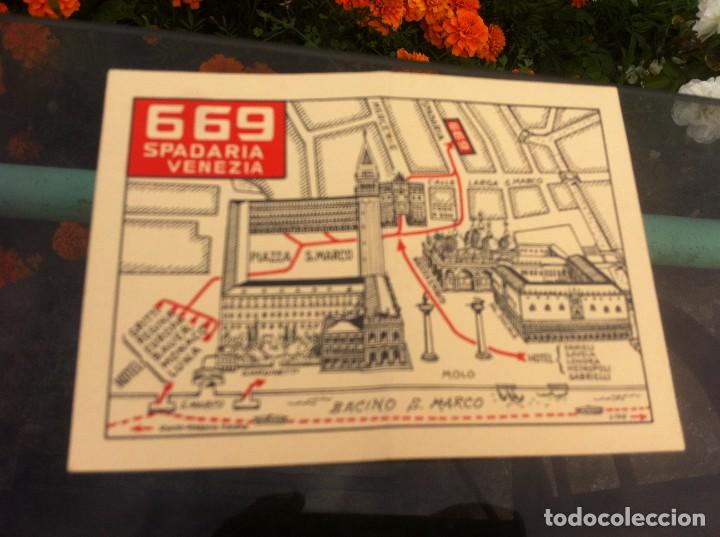Outros artigos de papel: TARJETA. 669 SPADARIA, VENEZIA. OREFICERIA. 16 X 11,5CM