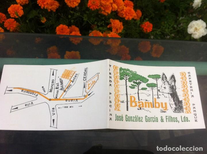 Paper Collecting Others: TARJETA. BAMBY. TIENDA, PISCINA, PARQUE.... JOS&Eacute; GONZ&Aacute;LEZ GARCIA & FILHOS. VALEN&Ccedil;A, PORTUGAL