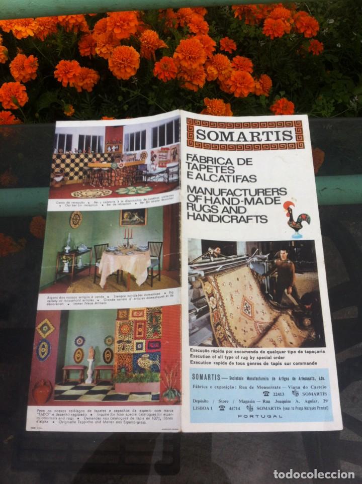 Outros artigos de papel: SOMARTIS. F&Aacute;BRICA DE TAPETES E ALCATIFAS. LISBOA, PORTUGAL