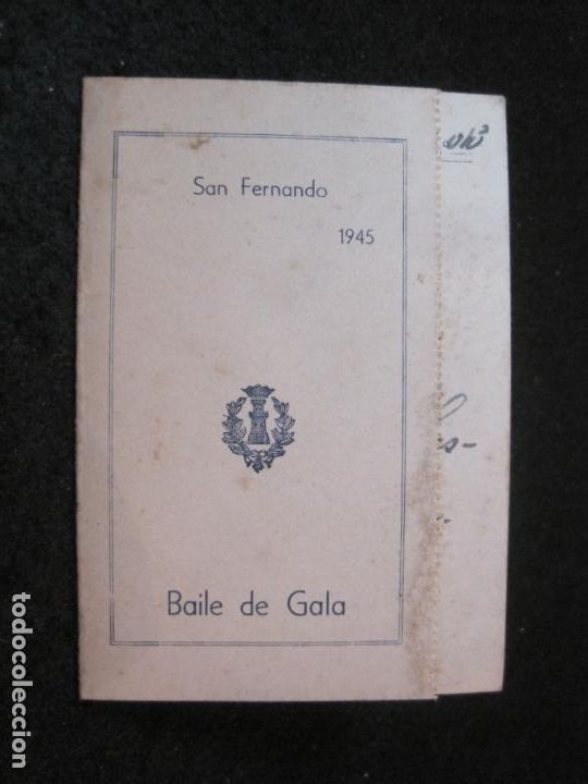 Collectionnisme Papier divers: BURGOS-SAN FERNANDO-CORONEL DIRECTOR ACADEMIA INGENIEROS-INVITACION BAILE DE GALA-VER FOTOS-(83.328)