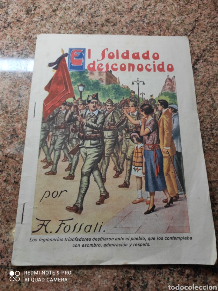 Otros Art&iacute;culos de Coleccionismo en Papel: Antigua novela, el soldado desconocido