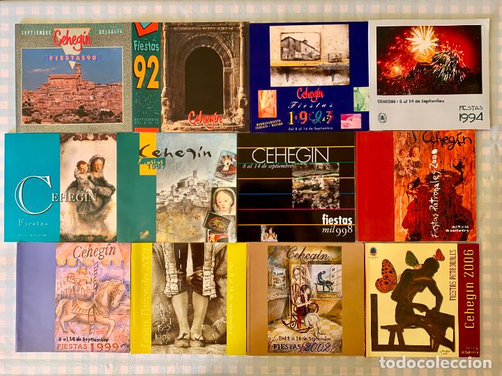 Otros art&iacute;culos de coleccionismo en papel: LOTE DE 12 LIBROS FIESTAS CEHEGIN