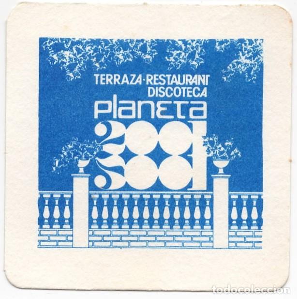 Outros artigos de papel: posavasos - planeta 2001 - discoteca - barcelona - cartulina - cuadrado