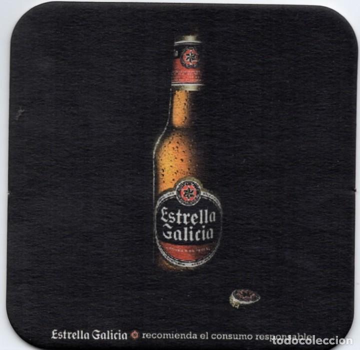 Paper Collecting Others: posavasos - estrella galicia - cerveza - reverso impreso - ver foto - carton duro - cuadrado