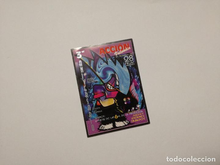 Otros Art&iacute;culos de Coleccionismo en Papel: FLYER ENTRADA INVITACION - DISCOTECA ACCION VALENCIA