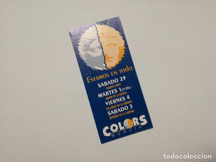 Otros Art&iacute;culos de Coleccionismo en Papel: FLYER ENTRADA INVITACION - DISCOTECA COLORS