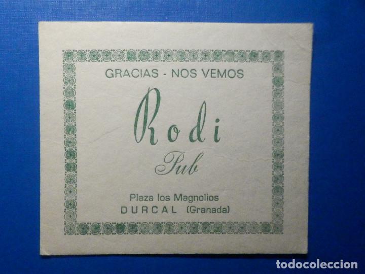 Paper Collecting Others: POSAVASOS Pubs y Discotecas - Rodi Pub - Plaza de las Magnolias - Durcal