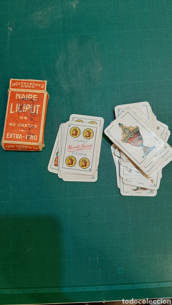 Paper Collecting Others: NAIPE EXTRA FINO PEQUE&Ntilde;O TAMA&Ntilde;O LILIOUT VICTORIA HERADIO FOURNIER COMPLETA 4O CARTAS