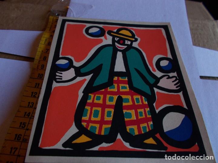 Paper Collecting Others: PRECIOSA CARTULINA INFANTIL A&Ntilde;OS 60,70,DE UNA VIEJA IMPRENTA