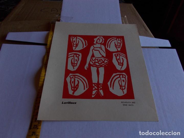 Paper Collecting Others: PRECIOSA CARTULINA DE UNA VIEJA IMPRENTA A&Ntilde;OS 50,60,ILUSTRADA,UNICA EN TC