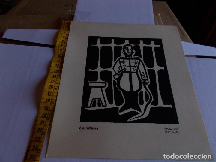 Paper Collecting Others: PRECIOSA CARTULINA DE UNA VIEJA IMPRENTA A&Ntilde;OS 50,60,ILUSTRADA,UNICA EN TC
