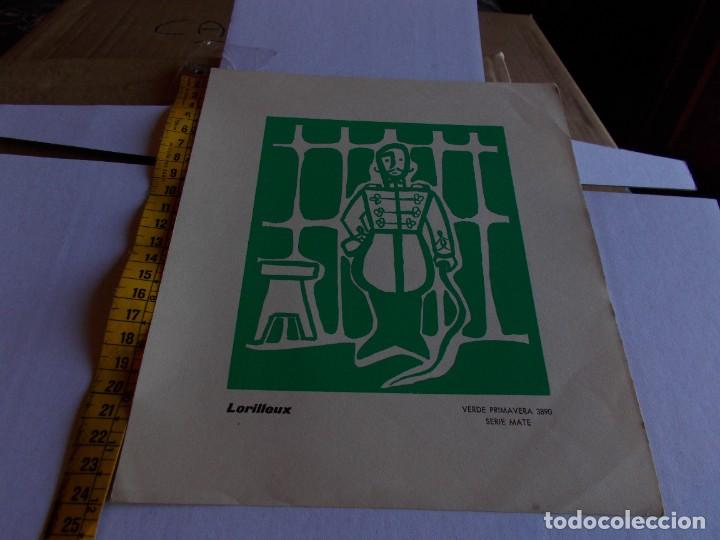 Paper Collecting Others: PRECIOSA CARTULINA DE UNA VIEJA IMPRENTA A&Ntilde;OS 50,60,ILUSTRADA,UNICA EN TC