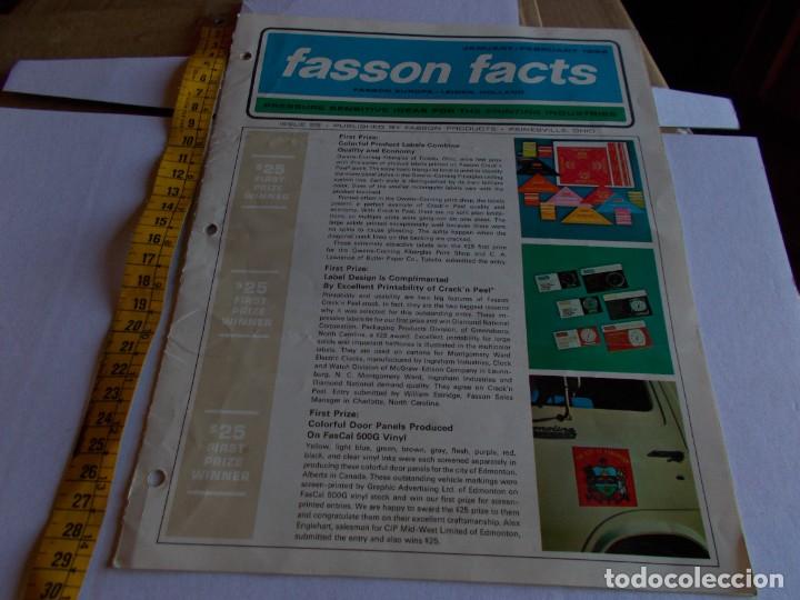 Paper Collecting Others: FASSON FACTS CON IMAGENES INTERESANTES DE LOS A&Ntilde;OS 60,70 UNICO EN TC