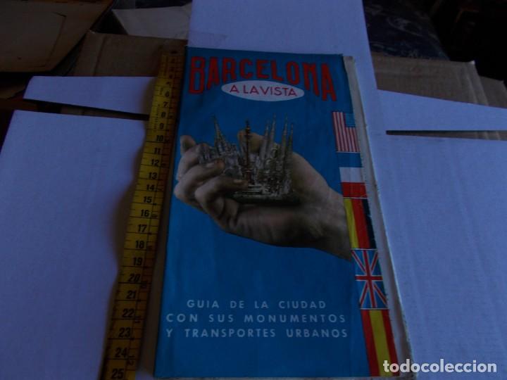Paper Collecting Others: GUIA DE LA CIUDAD DE,BARCELONA,DE, TRANSPORTES URBANOS Y MONUMENTOS, A&Ntilde;OS 60&iexcl;