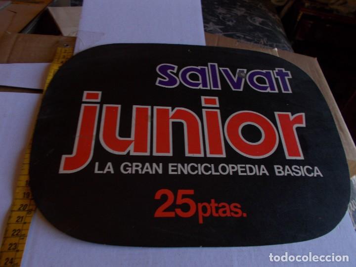Paper Collecting Others: SALVAT JUNIOR A&Ntilde;OS 70 PEQUE&Ntilde;O CARTEL PUBLICIDAD DE PAPEL