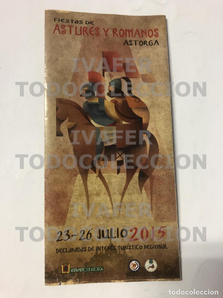 Otros Art&iacute;culos de Coleccionismo en Papel: PROGRAMA FIESTAS DE ASTURES Y ROMANOS DE ASTORGA, A&Ntilde;O 2015