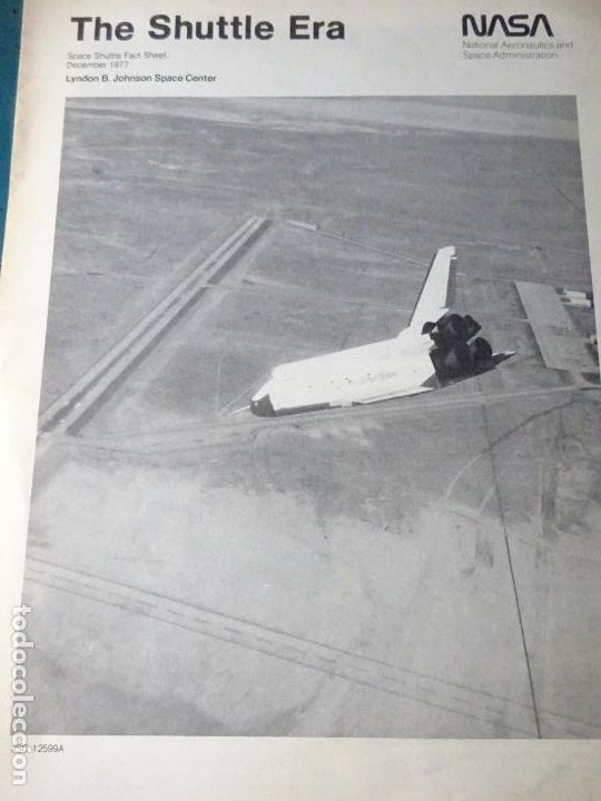 Otros Art&iacute;culos de Coleccionismo en Papel: PERI&Oacute;DICO DOSIER DE AERONA&Uacute;TICA. NASA A&Ntilde;O 1977 THE SHUTTLE ERA. 8PAG.