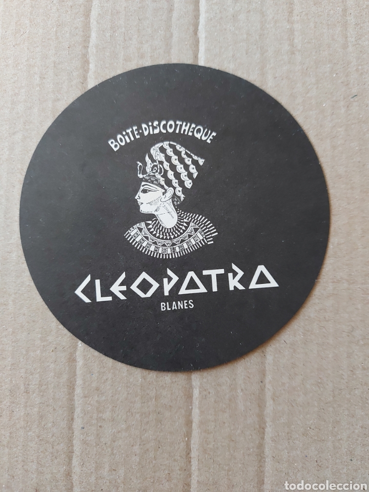 Otros Art&iacute;culos de Coleccionismo en Papel: 9 cm Perfecto Posavasos Cart&oacute;n Boite Discotheque Discoteca Cleopatra Blanes Gerona Club Local .
