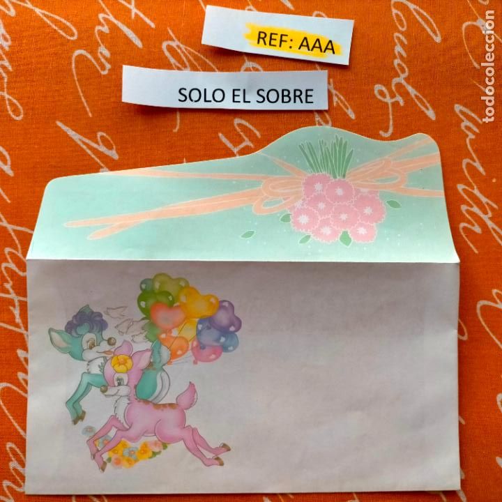 Sammelleidenschaft Andere Papierartikel: HAGA SU OFERTA - HOJA DE CAMBIO O CARTAS O SOBRE DE CAMBIAR CON OLOR PERFUMADAS / SOBRECARTAS