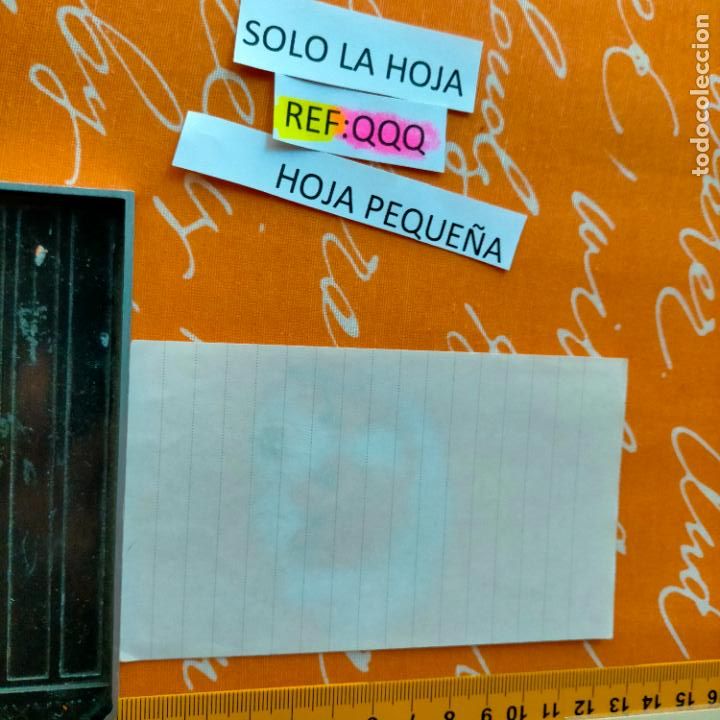 Outros artigos de papel: HAGA SU OFERTA - HOJA DE CAMBIO O CARTAS O SOBRE DE CAMBIAR CON OLOR PERFUMADAS / SOBRECARTAS