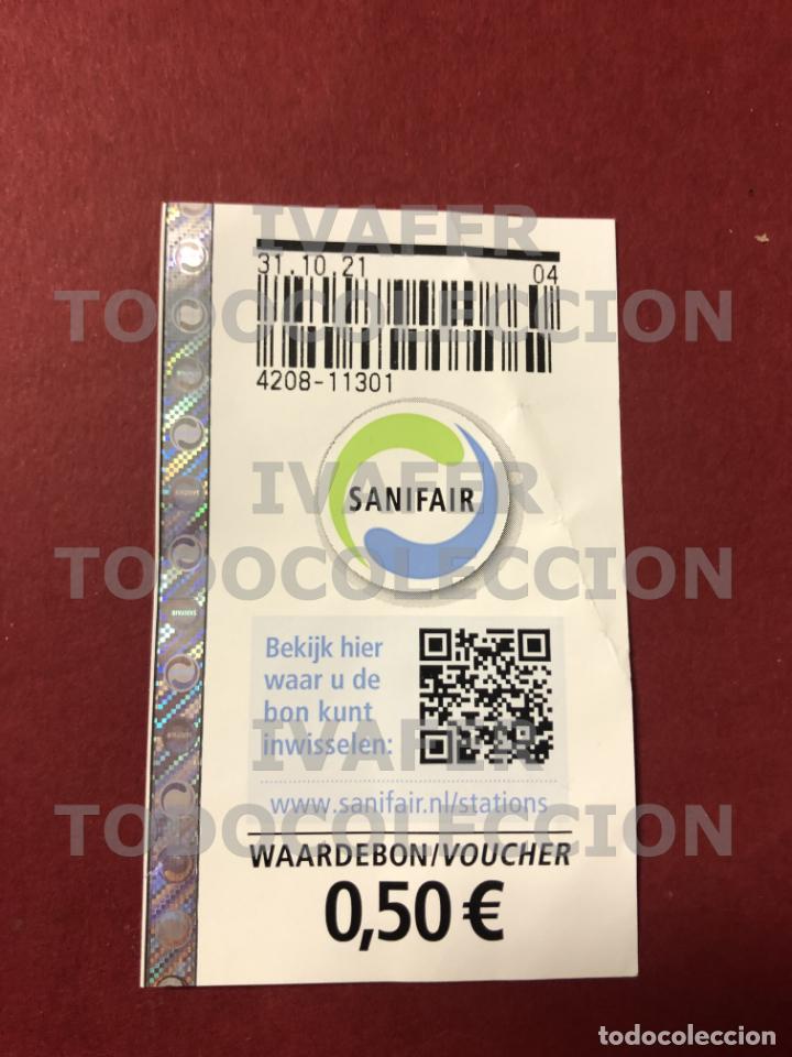 Otros Art&iacute;culos de Coleccionismo en Papel: TICKET ENTRADA BA&Ntilde;OS PUBLICOS ESTACION DE TREN DE AMSTERDAM