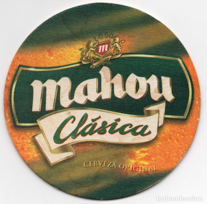 Otros art&iacute;culos de coleccionismo en papel: posavasos - mahou - clasica - cerveza original - carton rigido - reverso impreso igual - ver foto